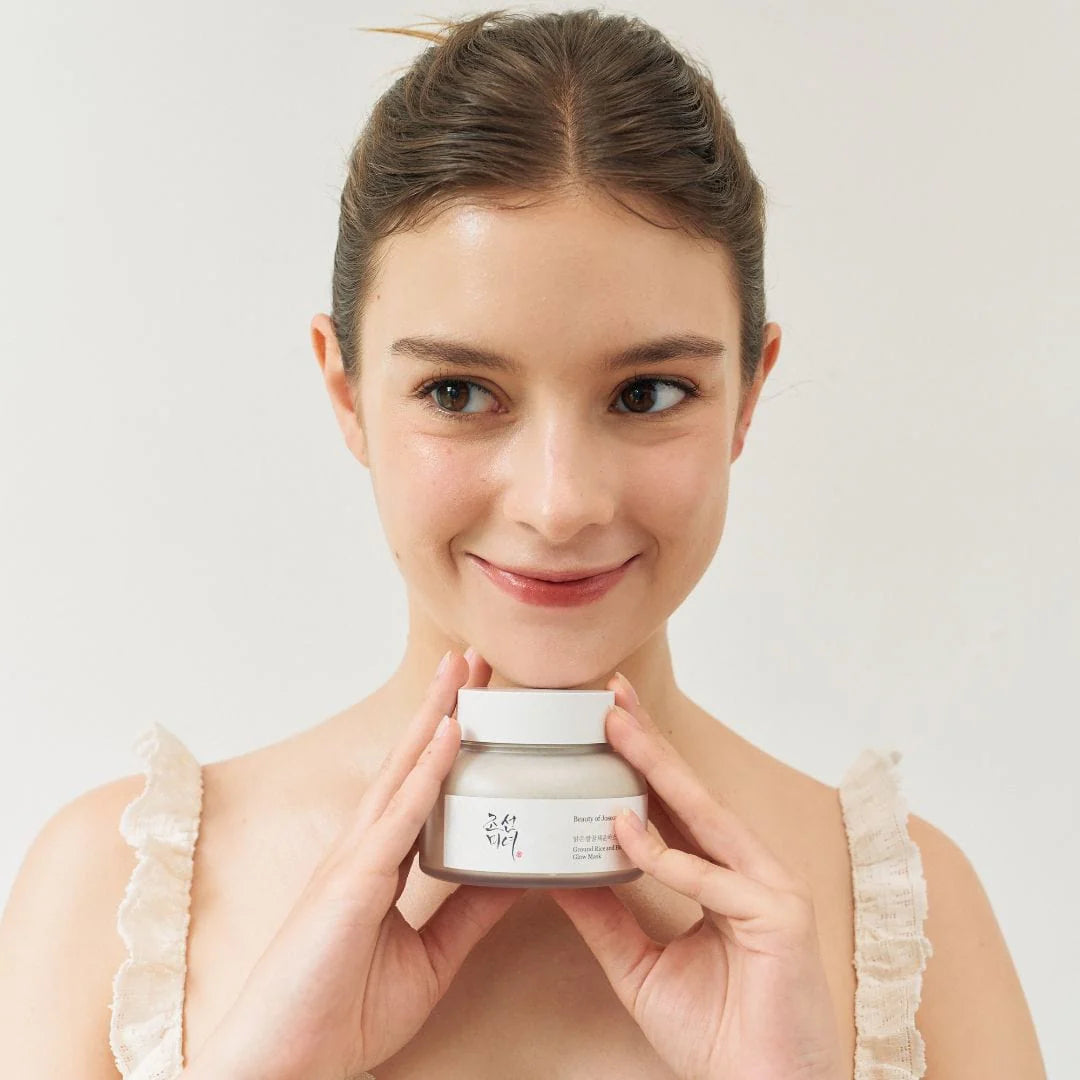 Mascarilla Exfoliante Suave Con Arroz Molido y Miel Para Una Piel Luminosa y Renovada