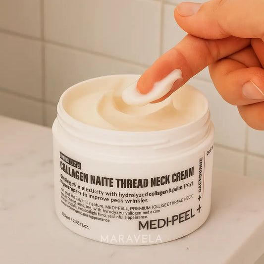 Crema Reafirmante Premium para Cuello con Tecnología Naite Thread - Maravela