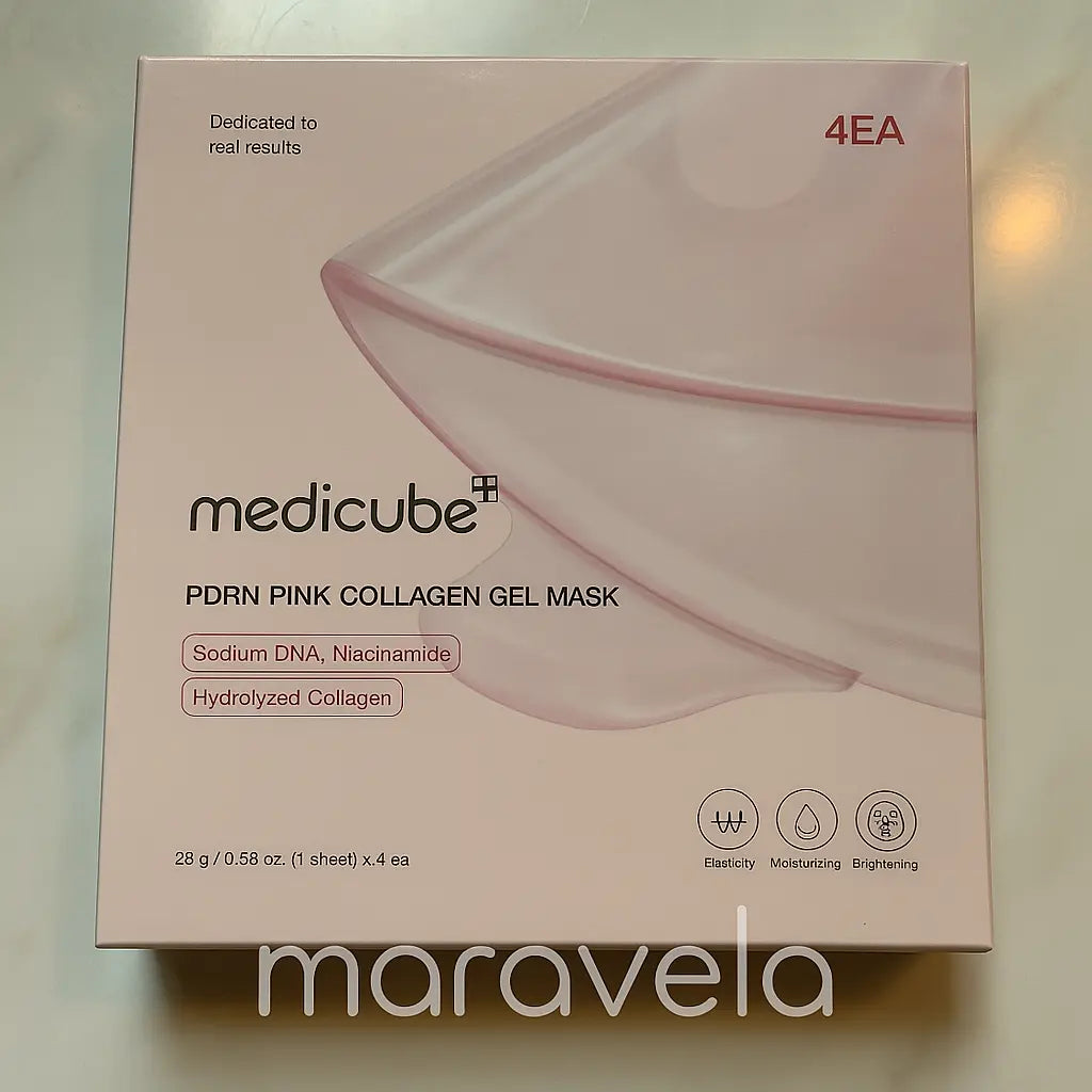 Mascarilla Gel Rosa Reafirmante – Colágeno & PDRN - Maravela