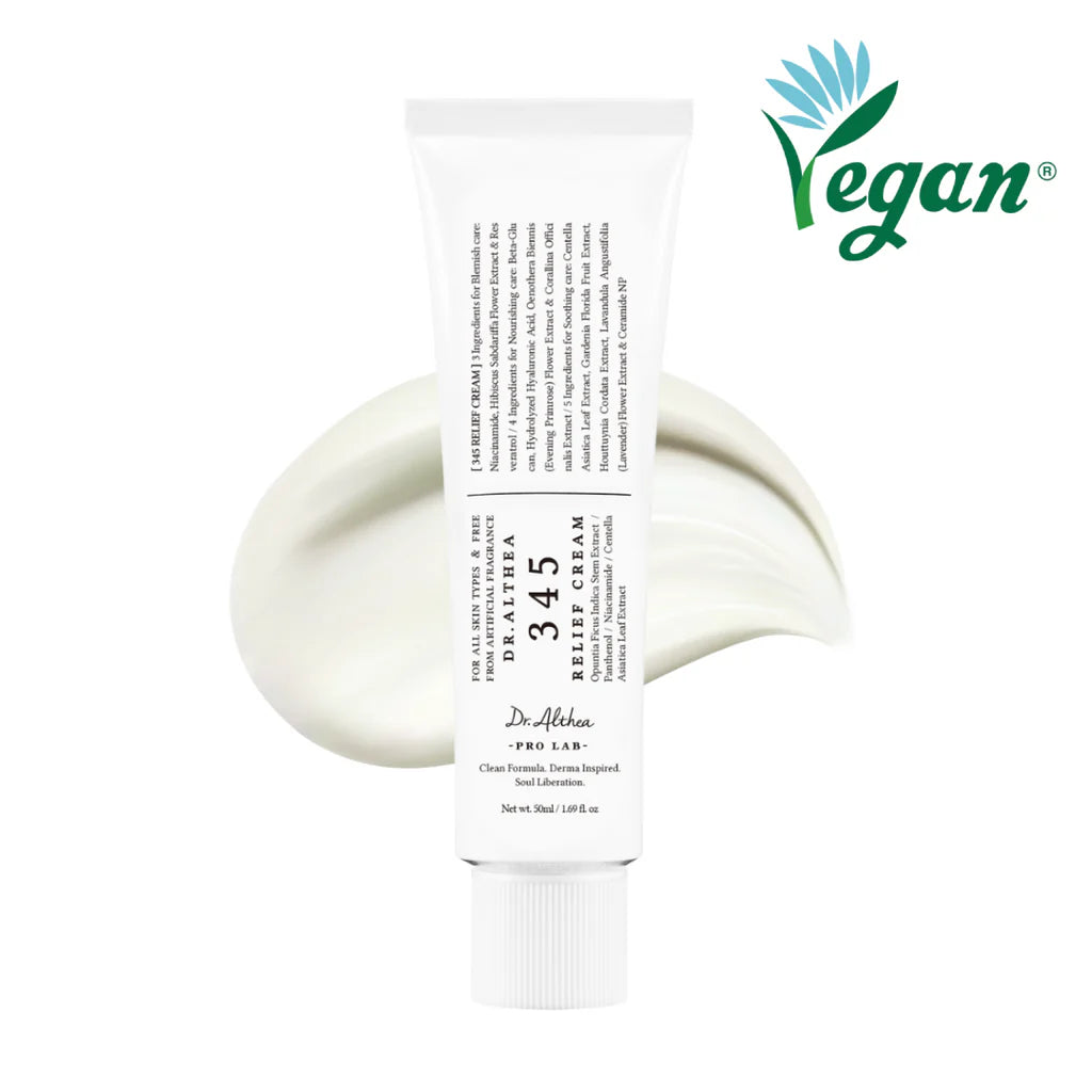 345 Relief Cream – Hidratacion, Reparacion y Calma
