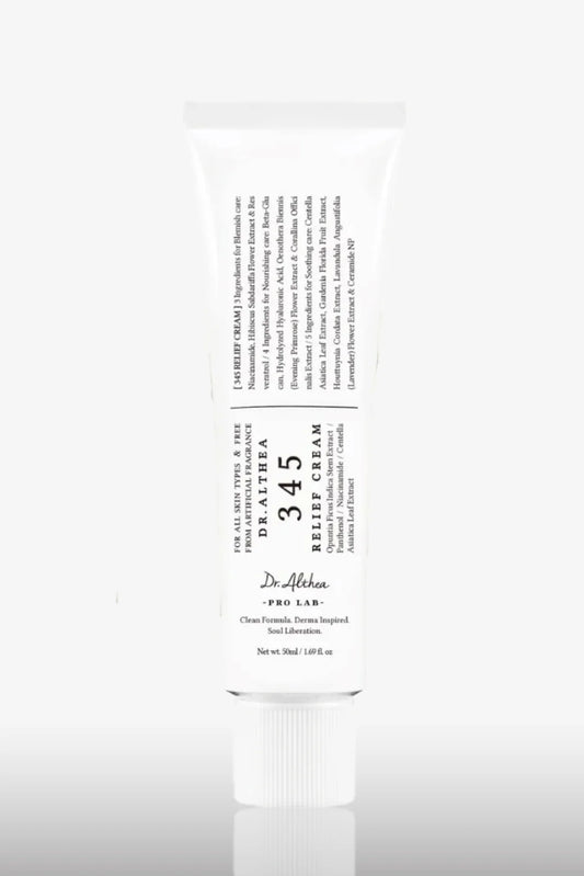 345 Relief Cream – Hidratacion, Reparacion y Calma