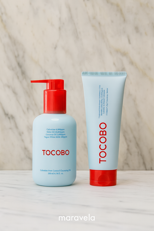 Dúo de Doble Limpieza – Aceite + Espuma Purificante