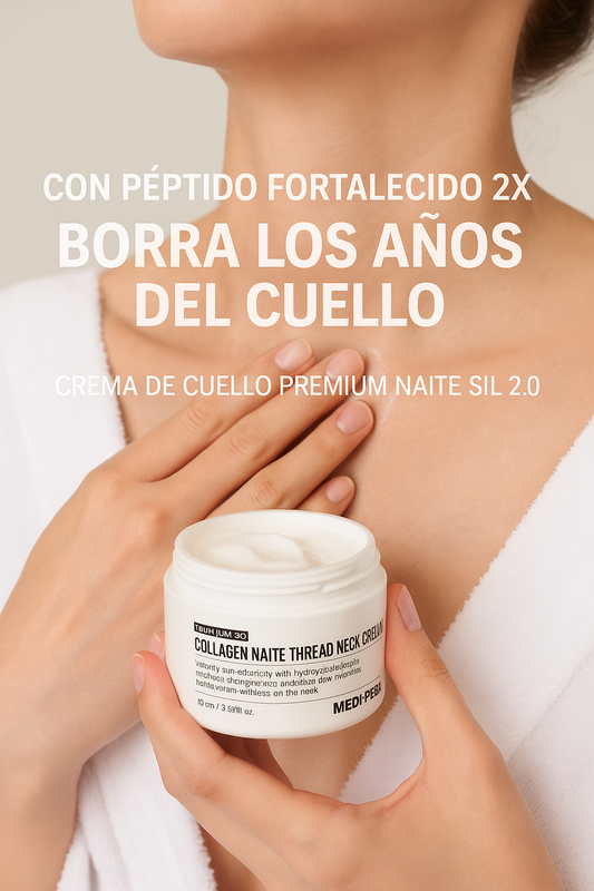 Medipeel Crema Reafirmante Premium para Cuello con Tecnología Naite Thread