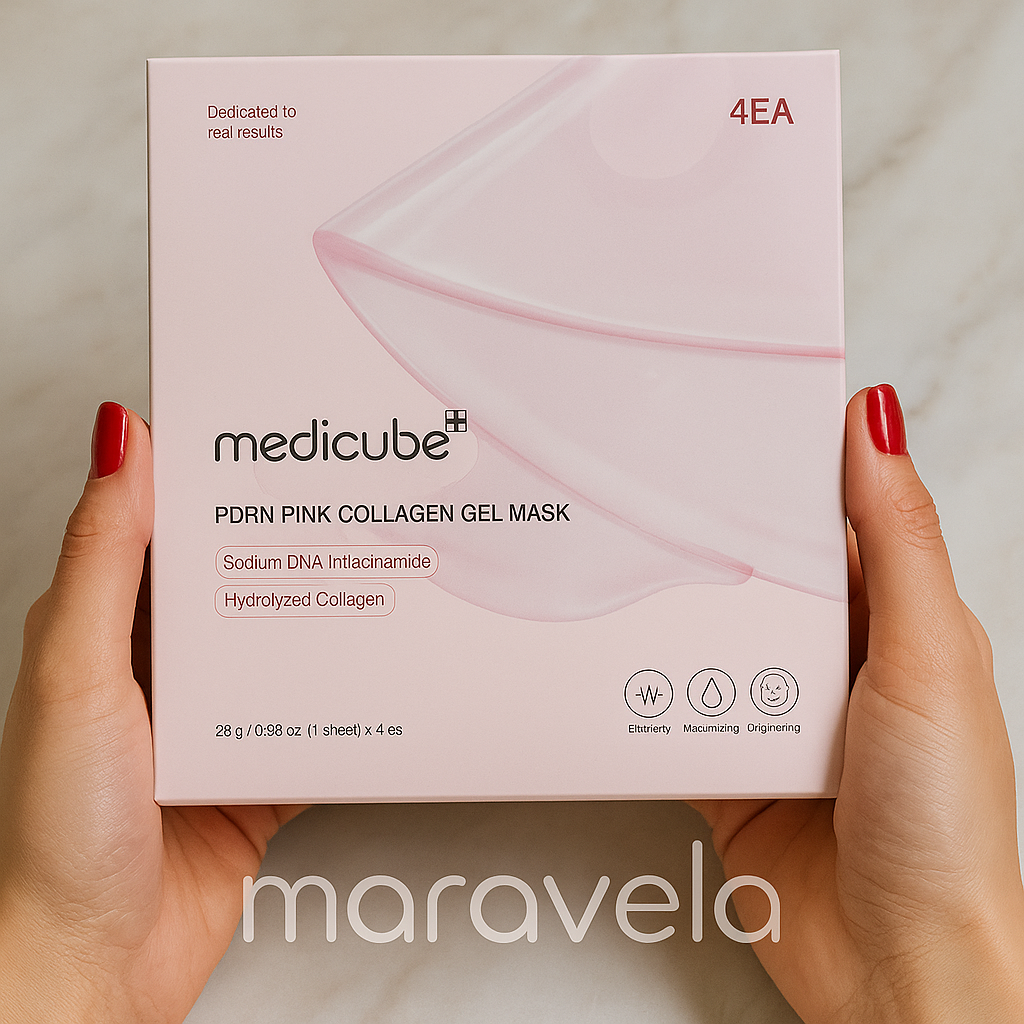 Medicube Mascarilla Gel Rosa Reafirmante – Colágeno & PDRN