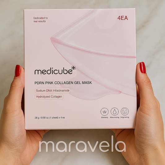 Medicube Mascarilla Gel Rosa Reafirmante – Colágeno & PDRN
