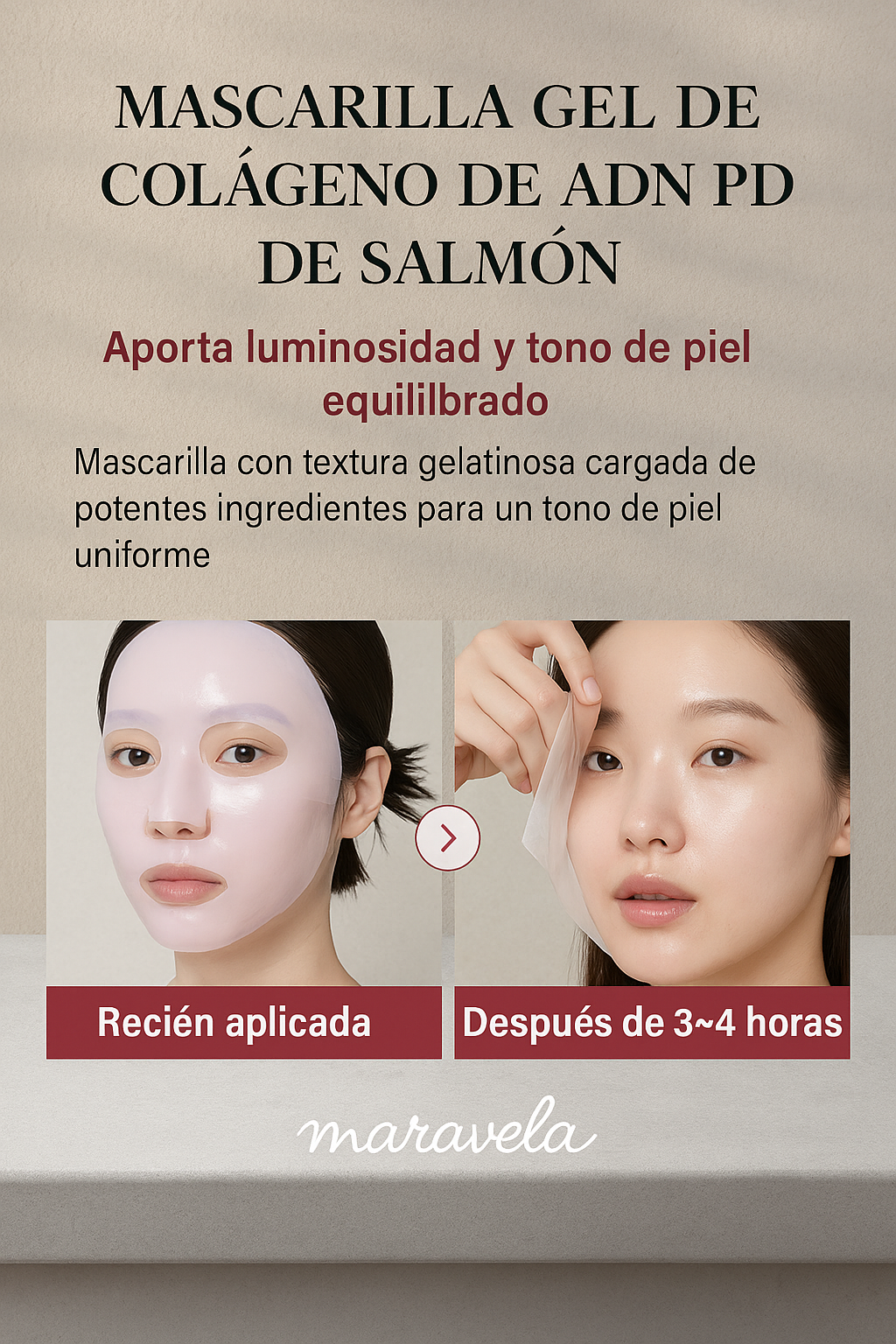 Medicube Mascarilla Gel Rosa Reafirmante – Colágeno & PDRN