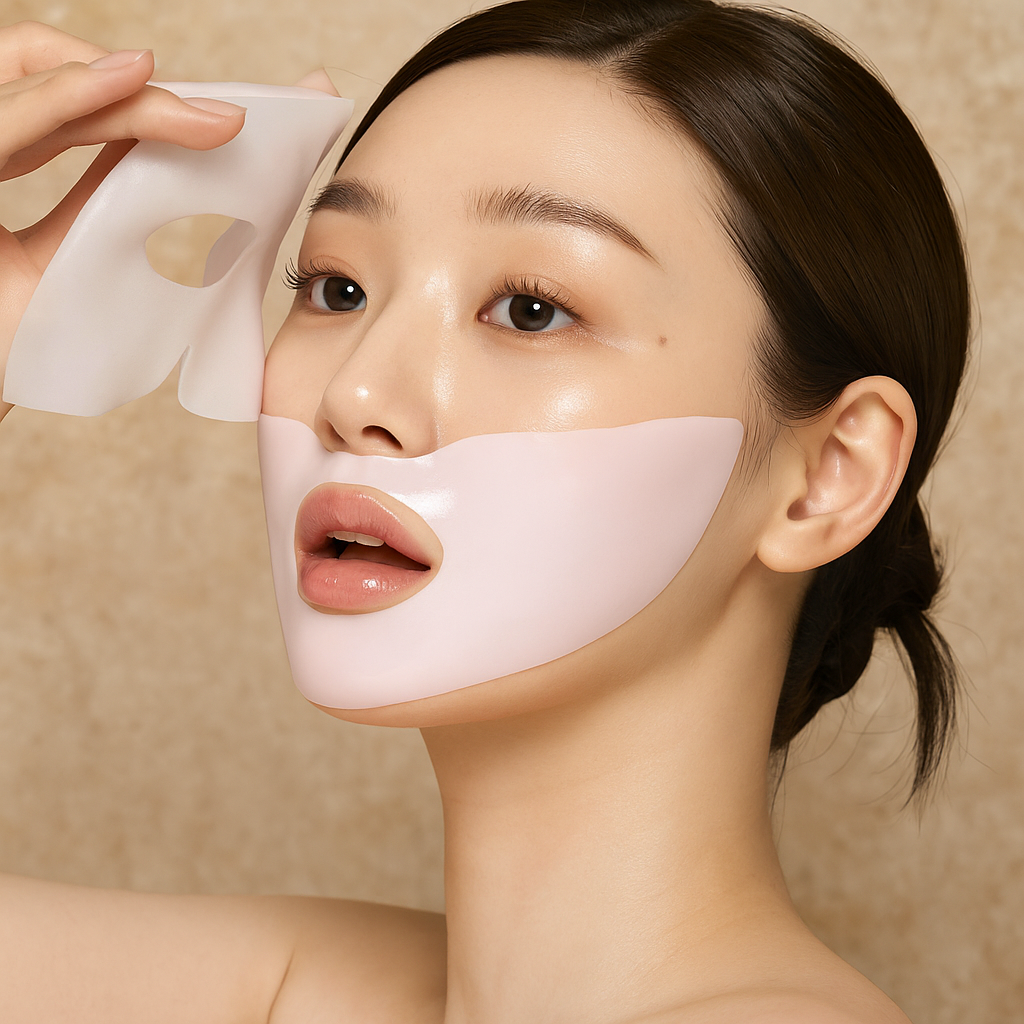Medicube Mascarilla Gel Rosa Reafirmante – Colágeno & PDRN